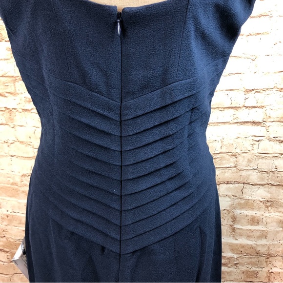 New Dress the Population Navy Blue Dress Medium - Picture 5 of 8